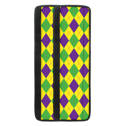 Mardi Gras Fat Tuesday Argyle Print Refrigerator Handle Covers