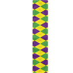 Mardi Gras Fat Tuesday Argyle Print Table Runner