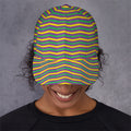 Mardi Gras Fat Tuesday Chevron Print Baseball Cap