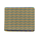 Mardi Gras Fat Tuesday Chevron Print Bifold Wallet