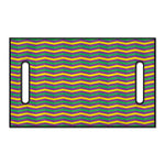 Mardi Gras Fat Tuesday Chevron Print Golf Cart Seat Cover