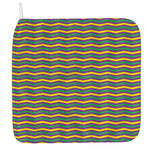 Mardi Gras Fat Tuesday Chevron Print Hand Towel