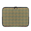 Mardi Gras Fat Tuesday Chevron Print Laptop Sleeve