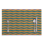 Mardi Gras Fat Tuesday Chevron Print Placemat