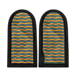 Mardi Gras Fat Tuesday Chevron Print Skillet Handle Cover