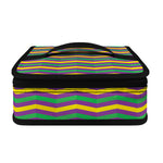 Mardi Gras Fat Tuesday Chevron Print Small Lunch Bag