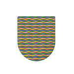 Mardi Gras Fat Tuesday Chevron Print Toilet Lid Cover