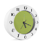 Mardi Gras Fat Tuesday Pattern Print Alarm Clock