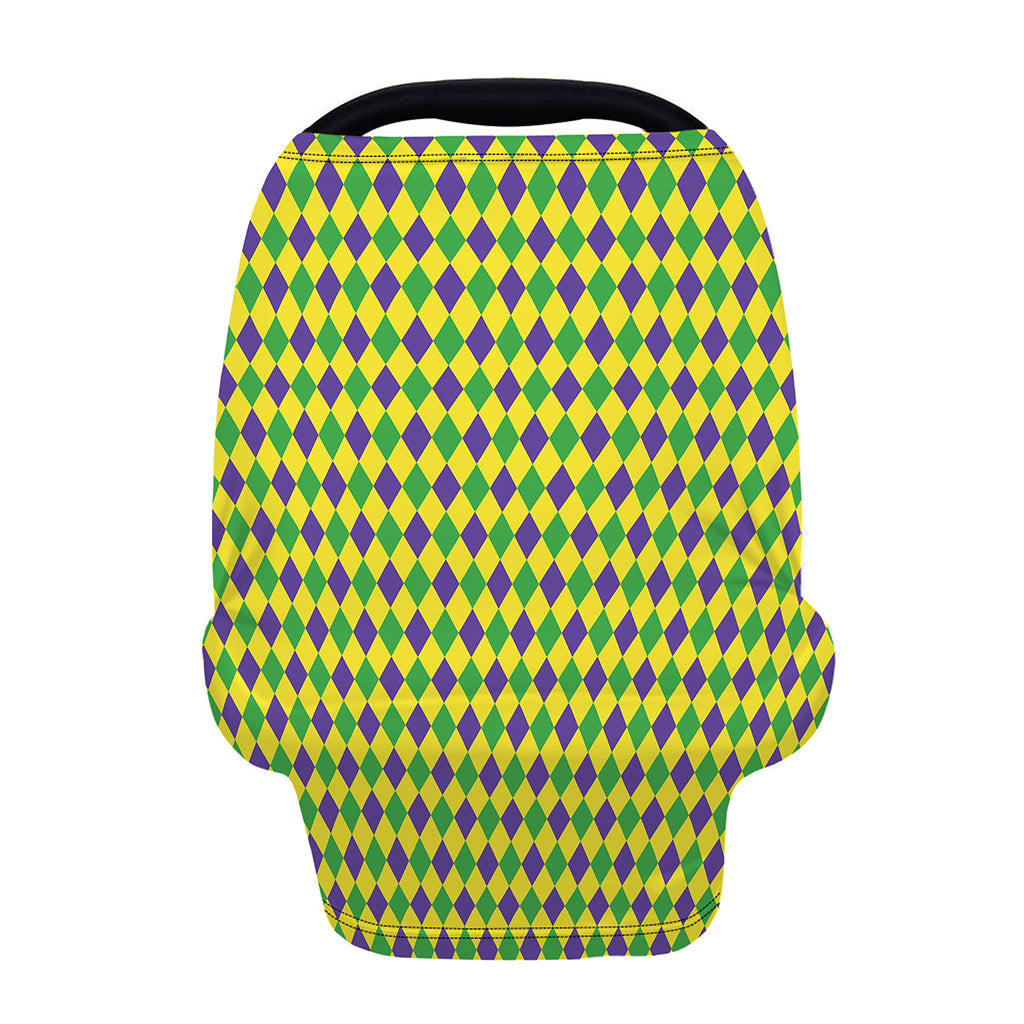 Mardi Gras Fat Tuesday Pattern Print Baby Seat Cover