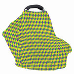 Mardi Gras Fat Tuesday Pattern Print Baby Seat Cover