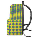 Mardi Gras Fat Tuesday Pattern Print Backpack