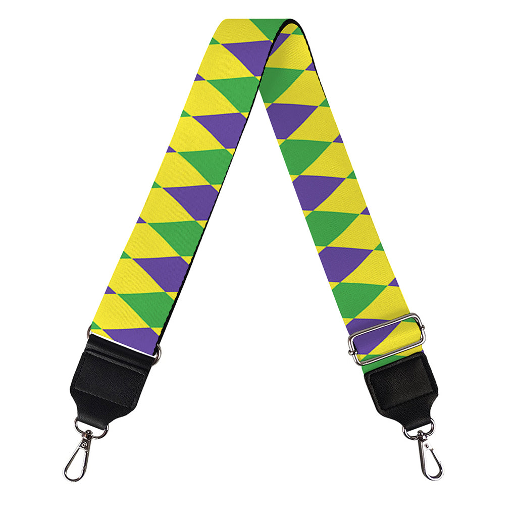 Mardi Gras Fat Tuesday Pattern Print Bag Strap