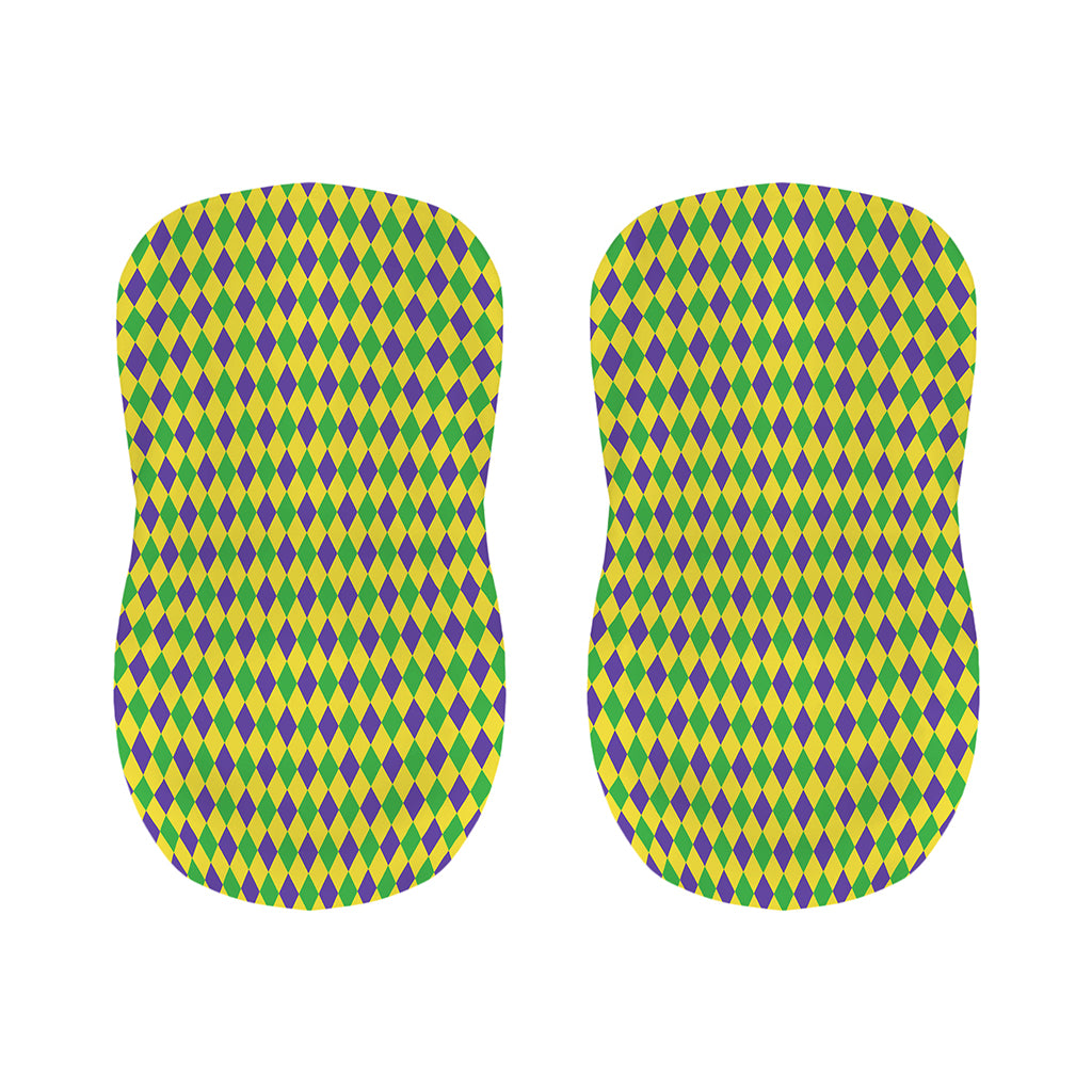 Mardi Gras Fat Tuesday Pattern Print Bar Stool Covers