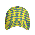 Mardi Gras Fat Tuesday Pattern Print Baseball Cap