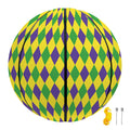 Mardi Gras Fat Tuesday Pattern Print Basketball