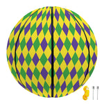 Mardi Gras Fat Tuesday Pattern Print Basketball