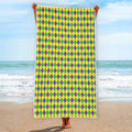 Mardi Gras Fat Tuesday Pattern Print Beach Towel