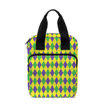 Mardi Gras Fat Tuesday Pattern Print Bible Tote Bag