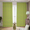 Mardi Gras Fat Tuesday Pattern Print Blackout Pencil Pleat Curtains