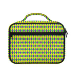 Mardi Gras Fat Tuesday Pattern Print Briefcase Bible Bag