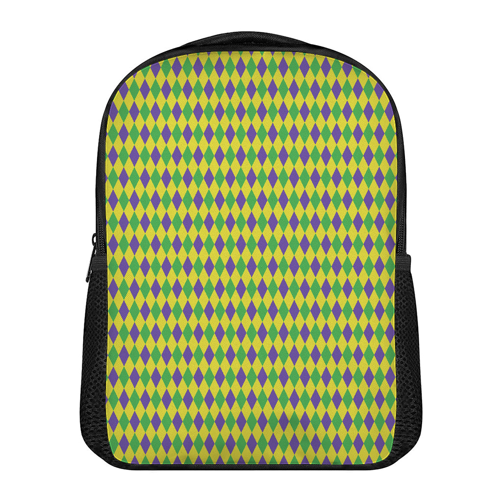 Mardi Gras Fat Tuesday Pattern Print Casual Backpack
