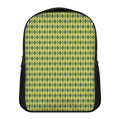 Mardi Gras Fat Tuesday Pattern Print Casual Backpack