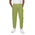 Mardi Gras Fat Tuesday Pattern Print Cotton Pants