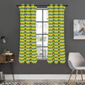 Mardi Gras Fat Tuesday Pattern Print Grommet Curtain Panels