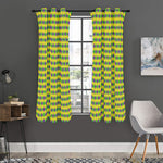 Mardi Gras Fat Tuesday Pattern Print Curtain