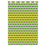 Mardi Gras Fat Tuesday Pattern Print Curtain