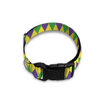 Mardi Gras Fat Tuesday Pattern Print Dog Collar