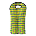 Mardi Gras Fat Tuesday Pattern Print Double Neoprene Wine Tote