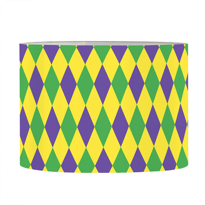 Mardi Gras Fat Tuesday Pattern Print Drum Lamp Shade