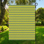 Mardi Gras Fat Tuesday Pattern Print Garden Flag