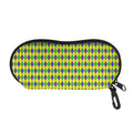 Mardi Gras Fat Tuesday Pattern Print Glasses Case