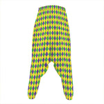 Mardi Gras Fat Tuesday Pattern Print Hammer Pants