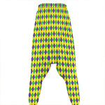 Mardi Gras Fat Tuesday Pattern Print Hammer Pants