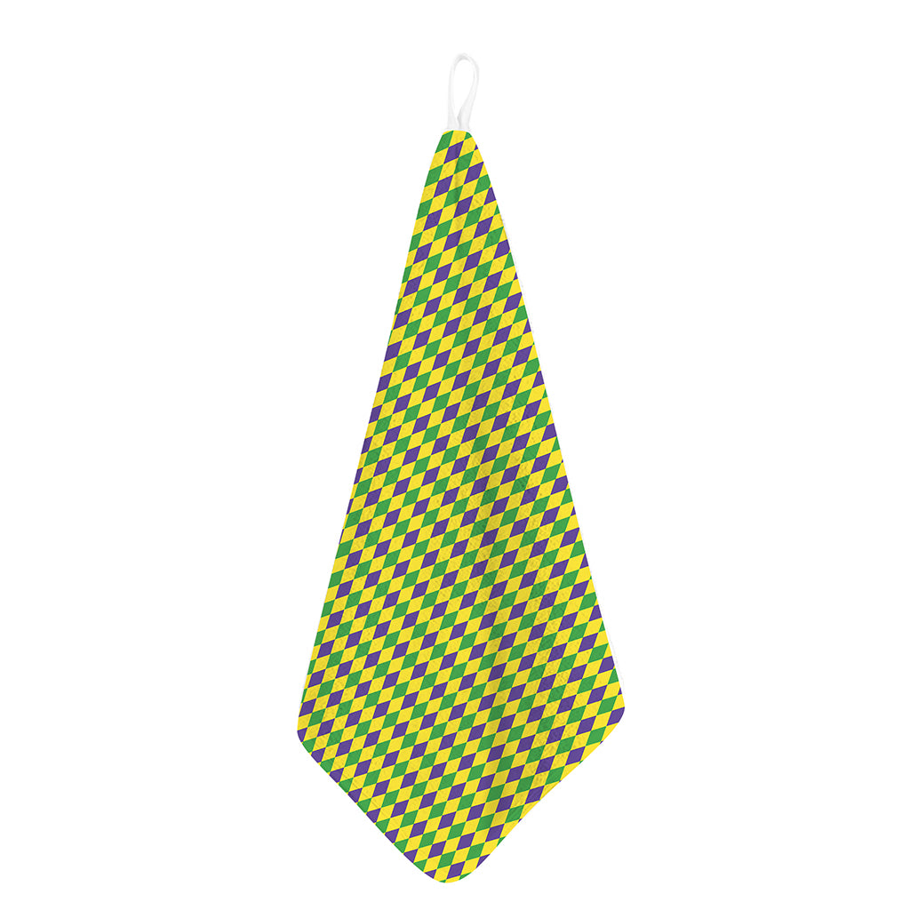 Mardi Gras Fat Tuesday Pattern Print Hand Towel