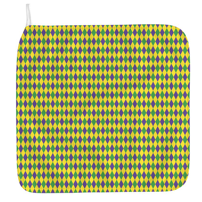 Mardi Gras Fat Tuesday Pattern Print Hand Towel