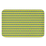 Mardi Gras Fat Tuesday Pattern Print Indoor Door Mat