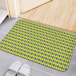 Mardi Gras Fat Tuesday Pattern Print Indoor Door Mat