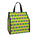 Mardi Gras Fat Tuesday Pattern Print Insulated Lunch Tote