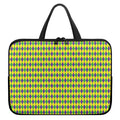 Mardi Gras Fat Tuesday Pattern Print Laptop Sleeve With Handle