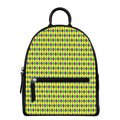 Mardi Gras Fat Tuesday Pattern Print Leather Backpack