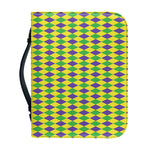 Mardi Gras Fat Tuesday Pattern Print Leather Bible Cover