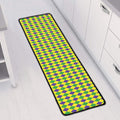 Mardi Gras Fat Tuesday Pattern Print Long Kitchen Mat