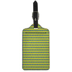 Mardi Gras Fat Tuesday Pattern Print Luggage Tag