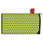 Mardi Gras Fat Tuesday Pattern Print Mailbox Cover