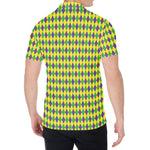 Mardi Gras Fat Tuesday Pattern Print Men's Shirt