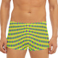 Mardi Gras Fat Tuesday Pattern Print Men's Short Boxer Briefs